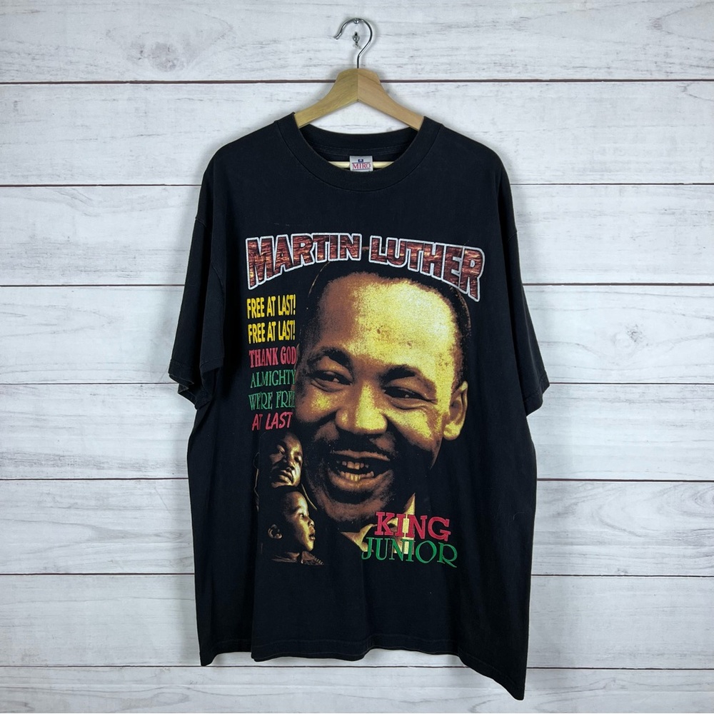 Vintage 1990s Martin Luther King Jr Rap T-Shirt XL